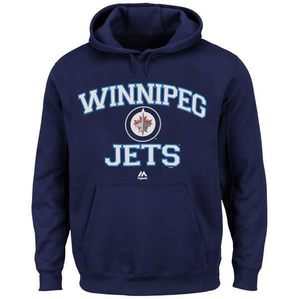 Men's Winnipeg Jets Majestic Heart x26 Soul Hoodie - Navy Blue,We sell and wholesale Men's Winnipeg Jets Majestic Heart x26 Soul Hoodie - Navy Blue on line form chian!